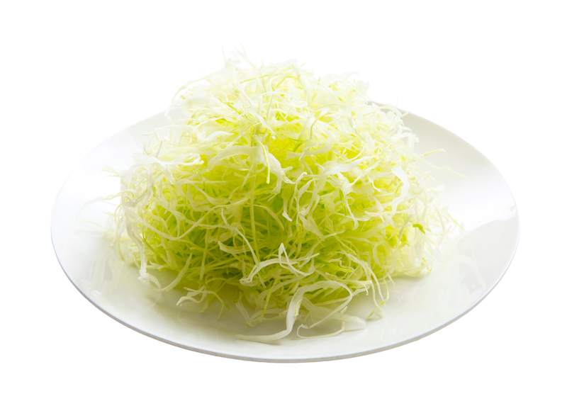 盛り付けるだけの「千切りキャベツ」
